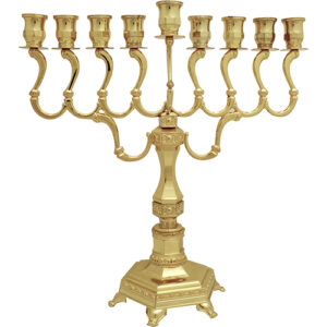 חנוכייה זהב