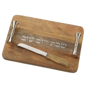 מגש לחלה מעץ