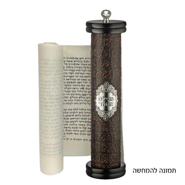 בית מגילה אשכנזי עץ + פיו כותל עם פלקטה