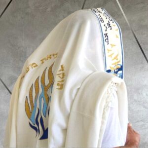 טלית מעוצבת לחתן
