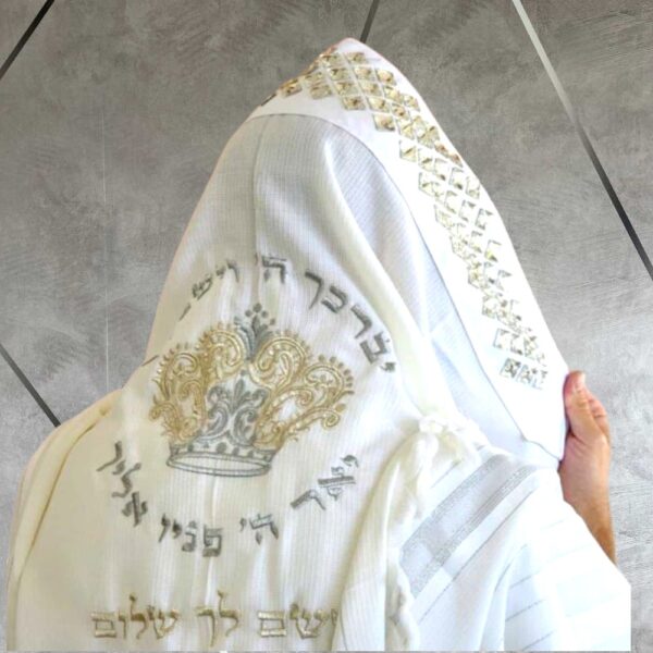 טלית מעוצבת לחתן