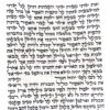 ספר תורה בית יוסף כתב אשכנזי